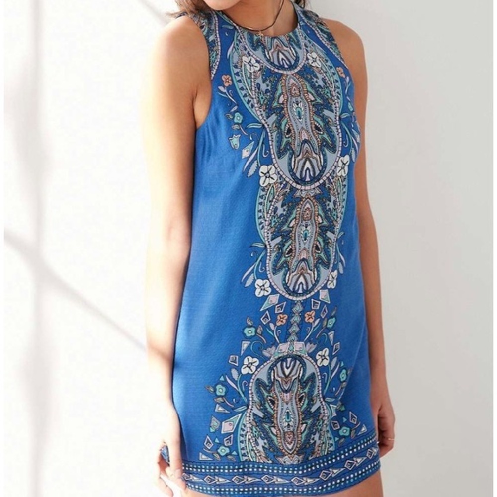 NWOT Urban Outfitters Blue Ecote Shift Dress